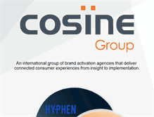 Tablet Screenshot of cosine-group.com